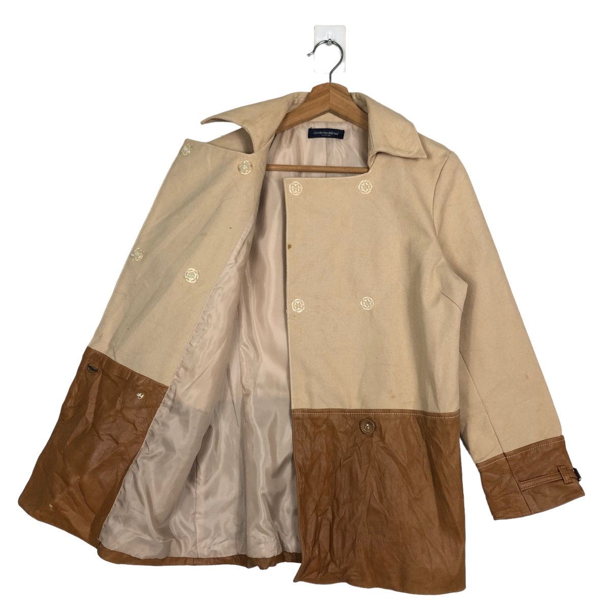 Japanese Brand 🔥VINTAGE SOFT LEATHER JACKET CATHERINE INSPIRE ISSEY MIYAKE Size US M / EU 48-50 / 2 - 9 Thumbnail