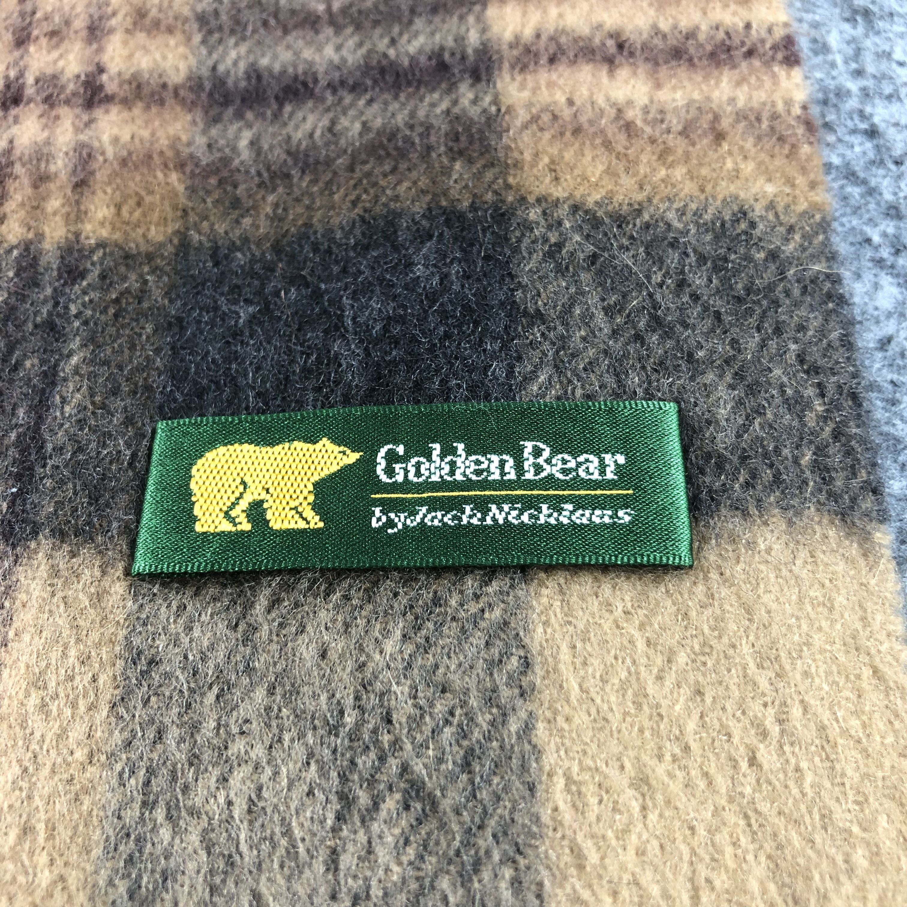 Golden Bear Golden Bear Tartan Cashmere Scarf Muffler V851 Size ONE SIZE - 4 Thumbnail