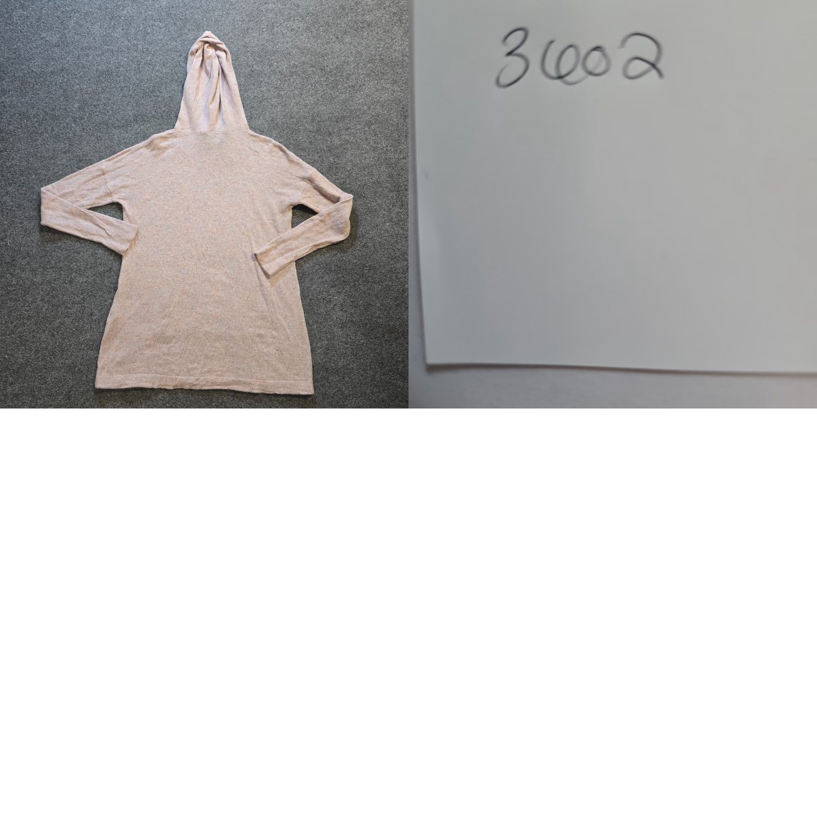J. Jill J. Jill Sweater Womens PS Petite Pink Tan Knit Hoodie Pockets Soft Casual Pullover Long Sleeve Size S / US 4 / IT 40 - 8 Thumbnail