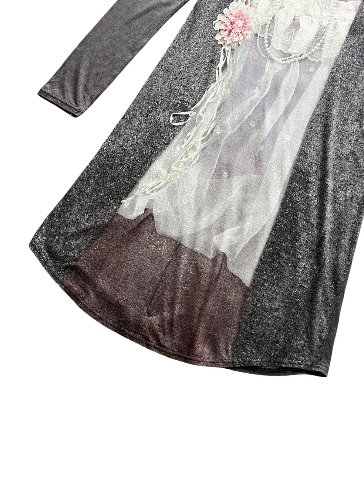 Limi Feu 1990s Limi Feu Trompe-l'œil Midi Dress Yohji Yamamoto Size S / US 4 / IT 40 - 3 Thumbnail