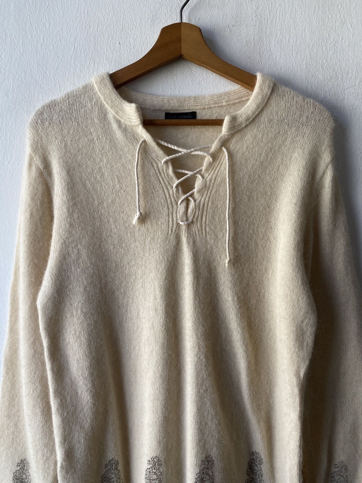Issey Miyake Vintage Tete Homme Mohair Long Sleeve Size US M / EU 48-50 / 2 - 5 Thumbnail