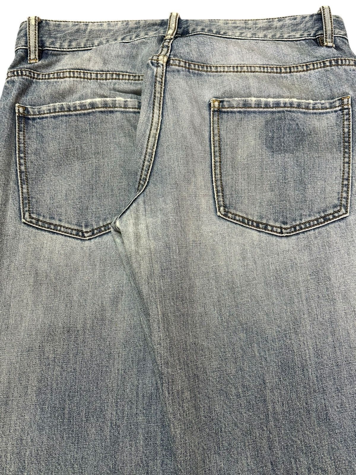 Philipp Plein Philipp Plein Blue Faded Wash Distress Style Jeans Size US 31 - 6 Thumbnail