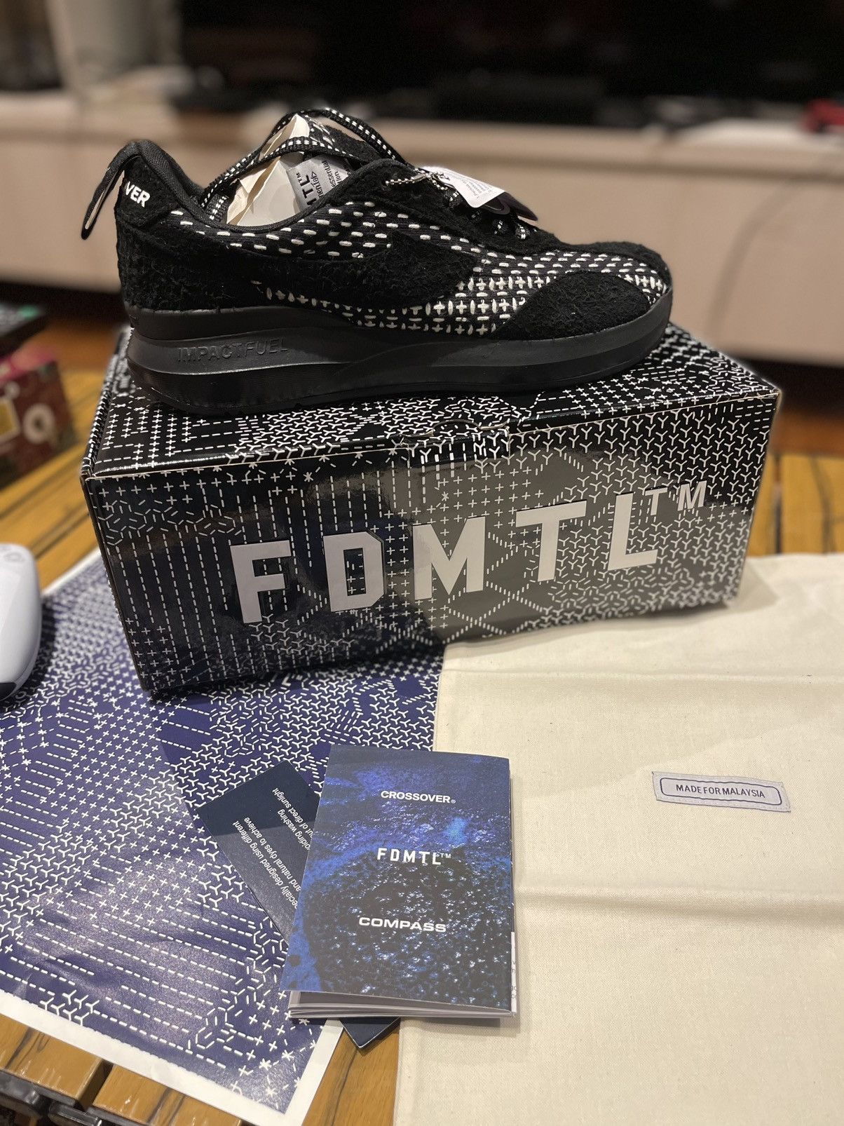 FDMTL FDMTL x Crossover x Sepatu Compass Size US 9 / EU 42 - 6 Thumbnail