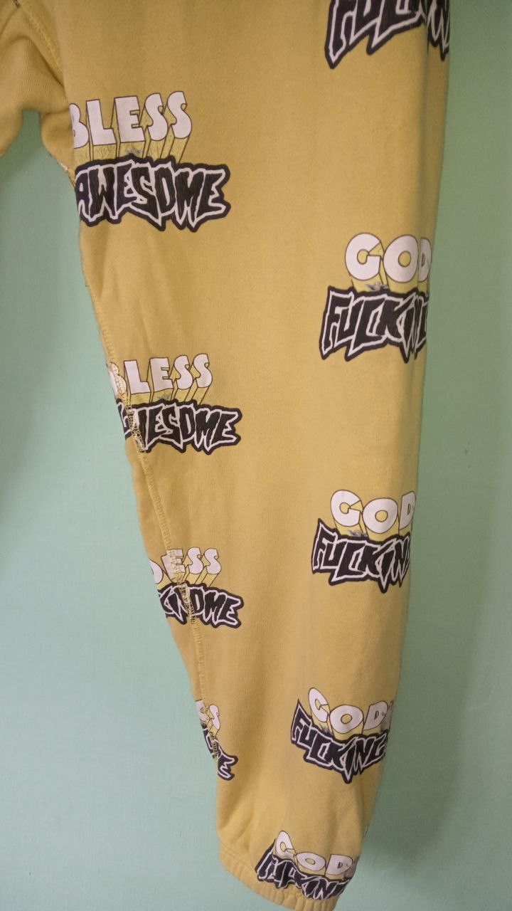 Fucking Awesome Fucking Awesome God Bless Sweatpants L Size US 36 / EU 52 - 13 Thumbnail