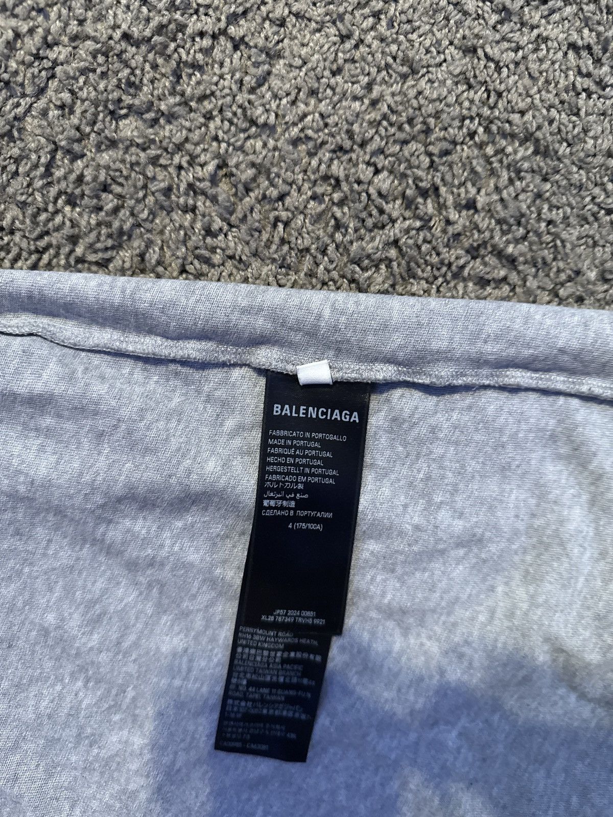 Balenciaga Oversized Balenciaga boxer T shirt Size US XL / EU 56 / 4 - 5 Thumbnail