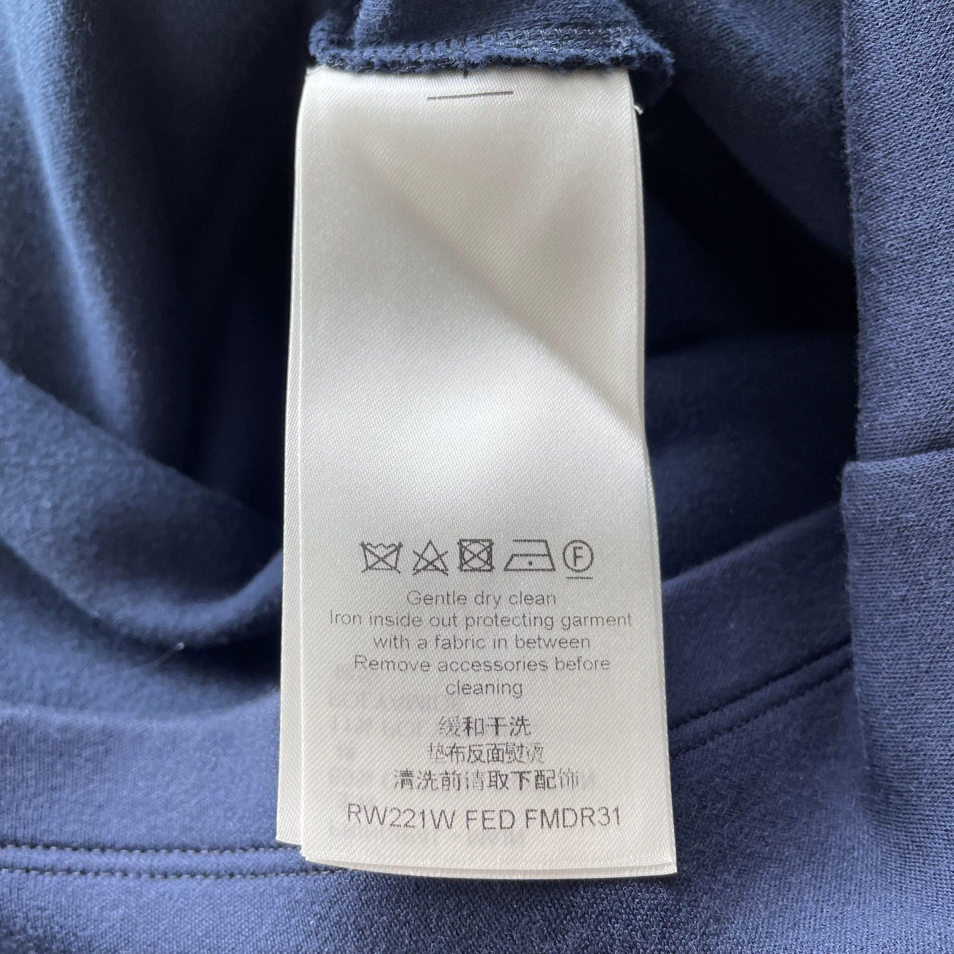 Louis Vuitton LV 99 New Turtleneck Logo Print Short Sleeve Blue XS Dress Size XS / US 0-2 / IT 36-38 - 6 Thumbnail
