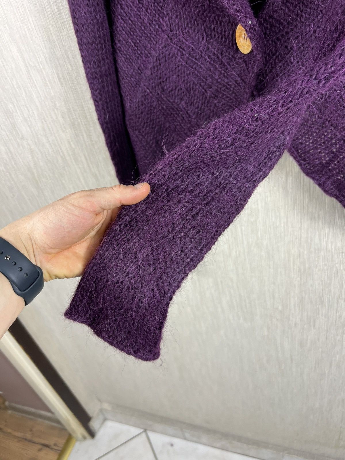 Diesel Vintage Diesel y2k alpaca open knit sweater cardigan goth Size M / US 6-8 / IT 42-44 - 14 Thumbnail