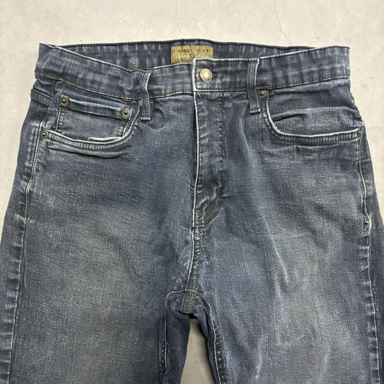 Vintage Crazy Vintage Y2K/2000s Straight Fit Streetwear Dark Blue Wash Denim Jeans! Size US 30 / EU 46 - 2 Thumbnail