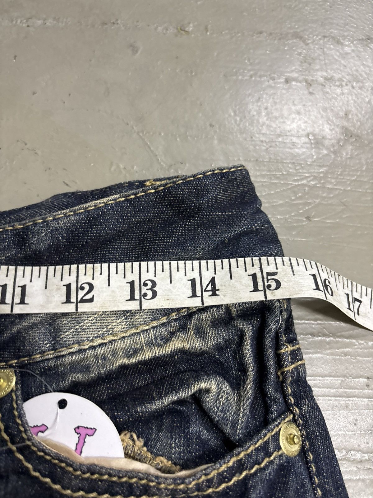 Hysteric Glamour Y2K Glamour Vintage Sexy Faux Fur Denim Super Mini Shorts Size 30" / US 8 / IT 44 - 11 Thumbnail