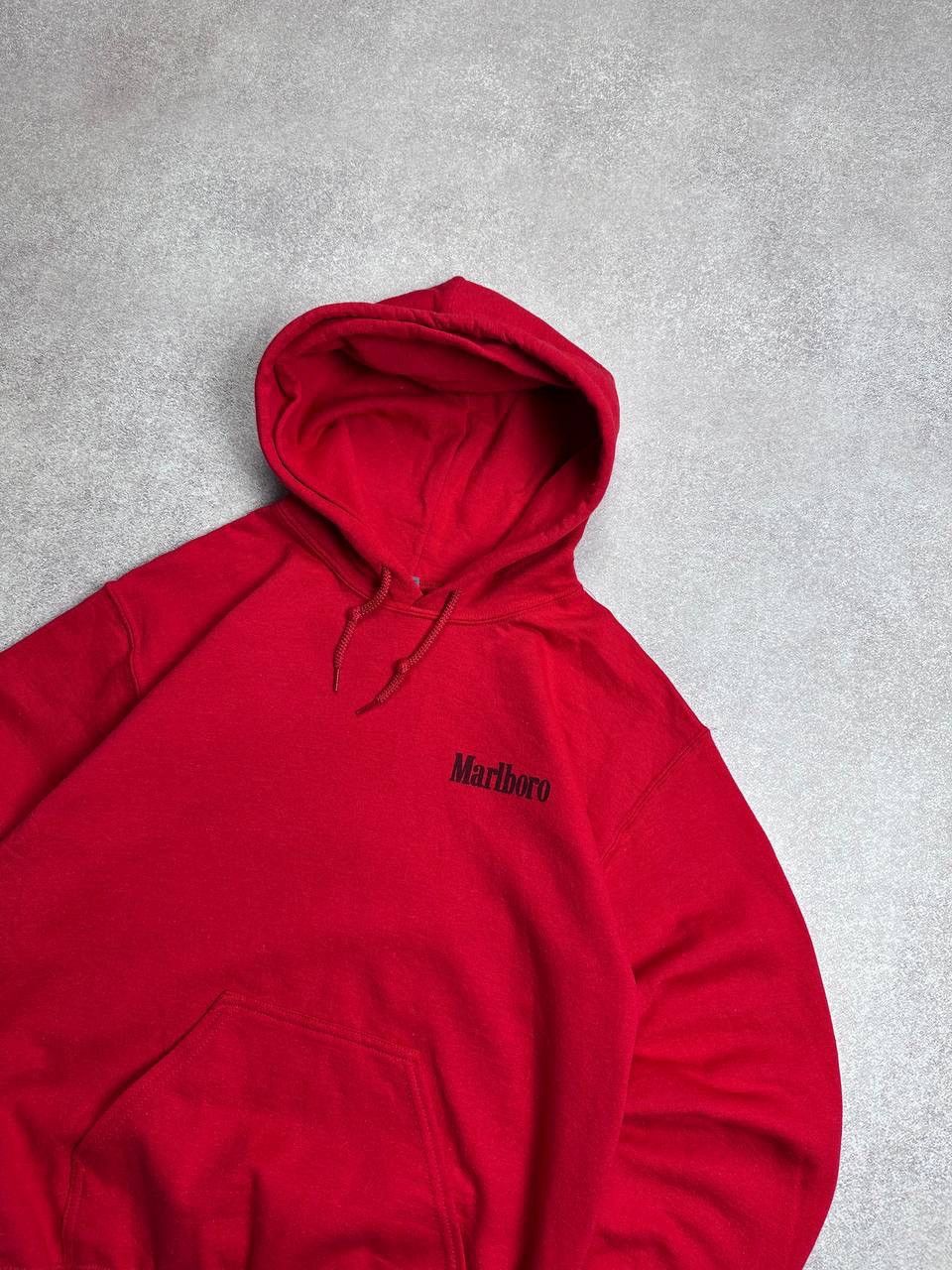 Marlboro × Vintage Vintage 90s Marlboro Boxy Hoodie Y2K S Size US S / EU 44-46 / 1 - 2 Thumbnail