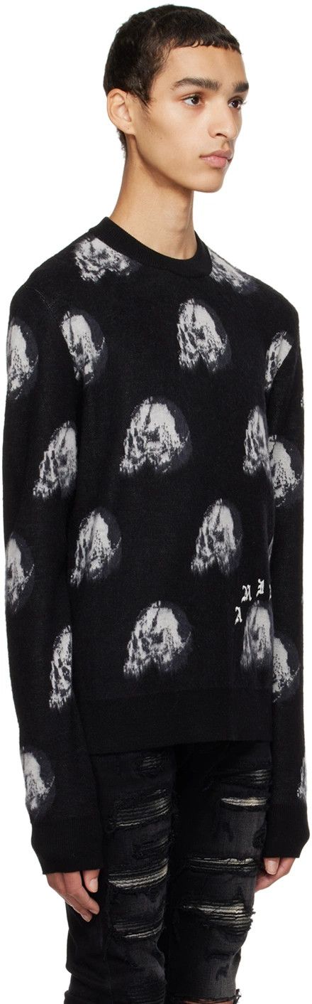 Amiri o1y0525 Logo Sweater in Black/White Size US M / EU 48-50 / 2 - 2 Thumbnail