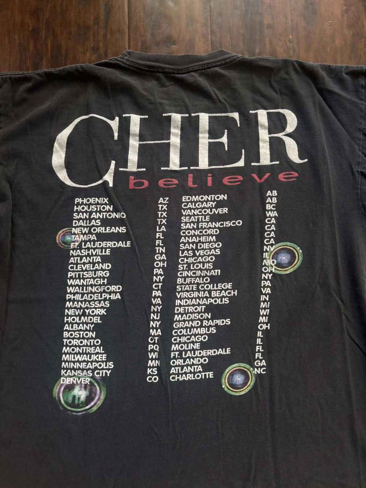 Band Tees vintage faded cher tour tre Size US XL / EU 56 / 4 - 3 Thumbnail