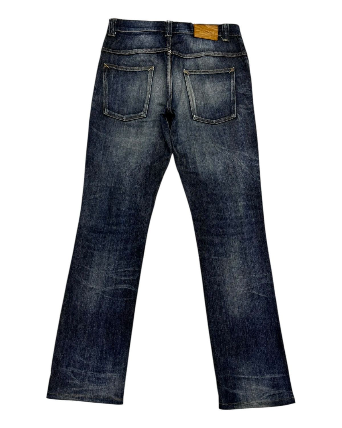 14th Addiction × Isamu Katayama Backlash × KMRii Audience Japan Denim Clawmark Distressed Denim jeans Size US 30 / EU 46 - 2 Thumbnail