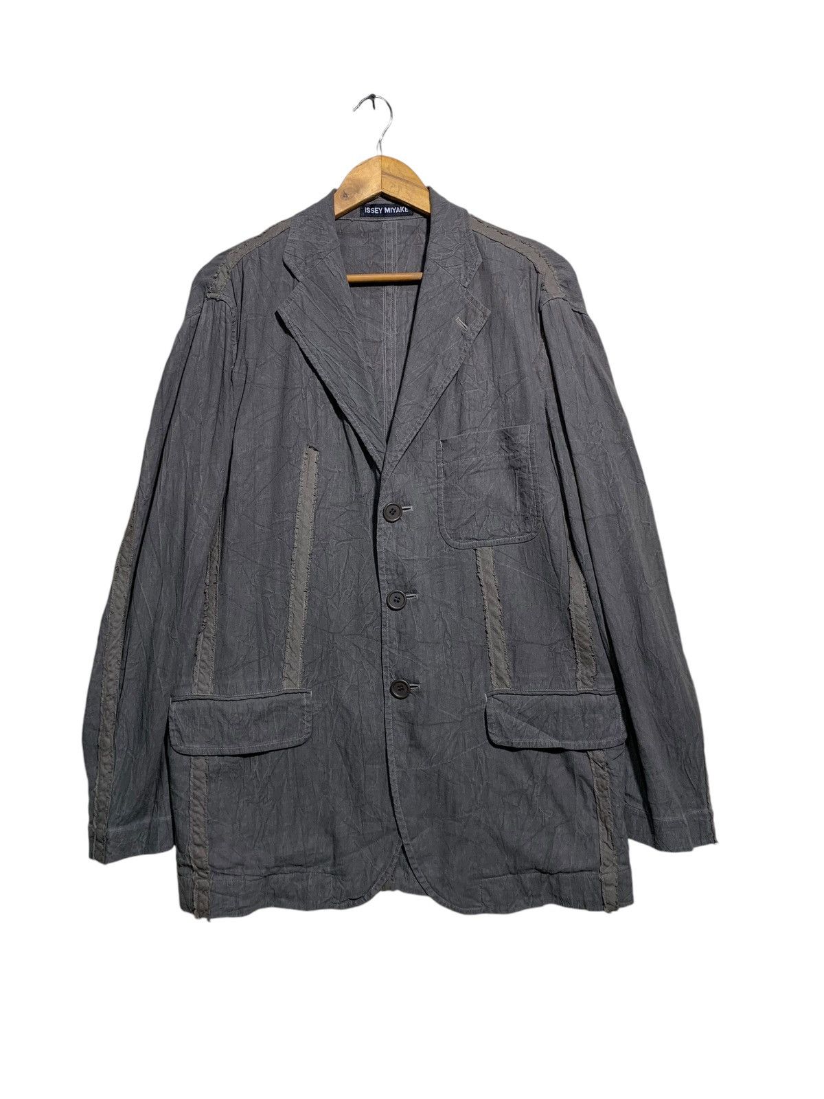 Issey Miyake 🔥ISSEY MIYAKE MEN PATCHWORKS JACKETS Size US M / EU 48-50 / 2 - 1 Thumbnail