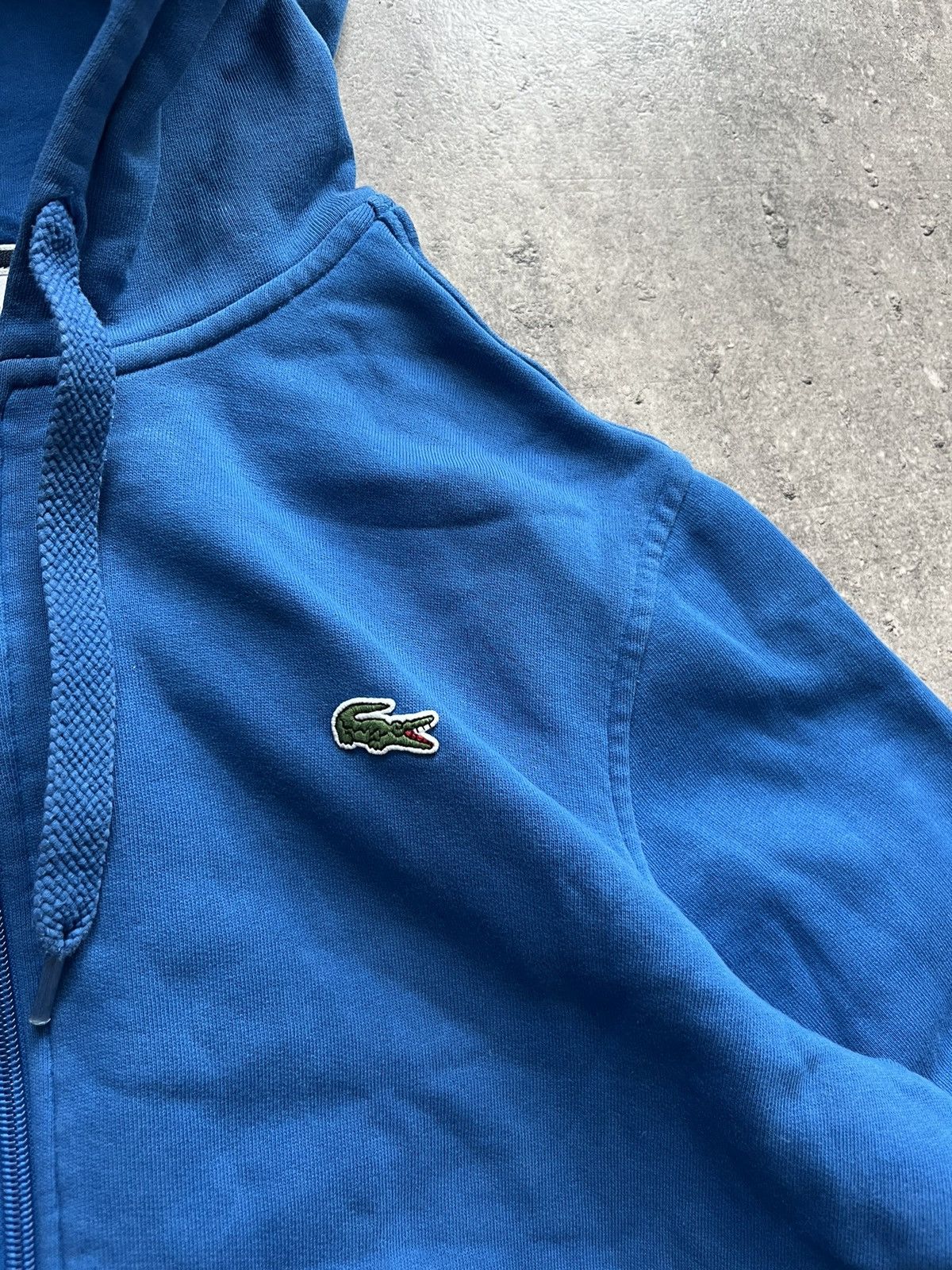 Vintage Zip Hoodie Lacoste Streetwear Casual Style Outdoor Drip 90s ...