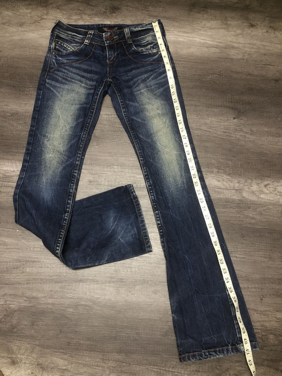 Japanese Brand Romany Denim Jeans like Hysteric Glamour design Size 28" / US 6 / IT 42 - 17 Thumbnail