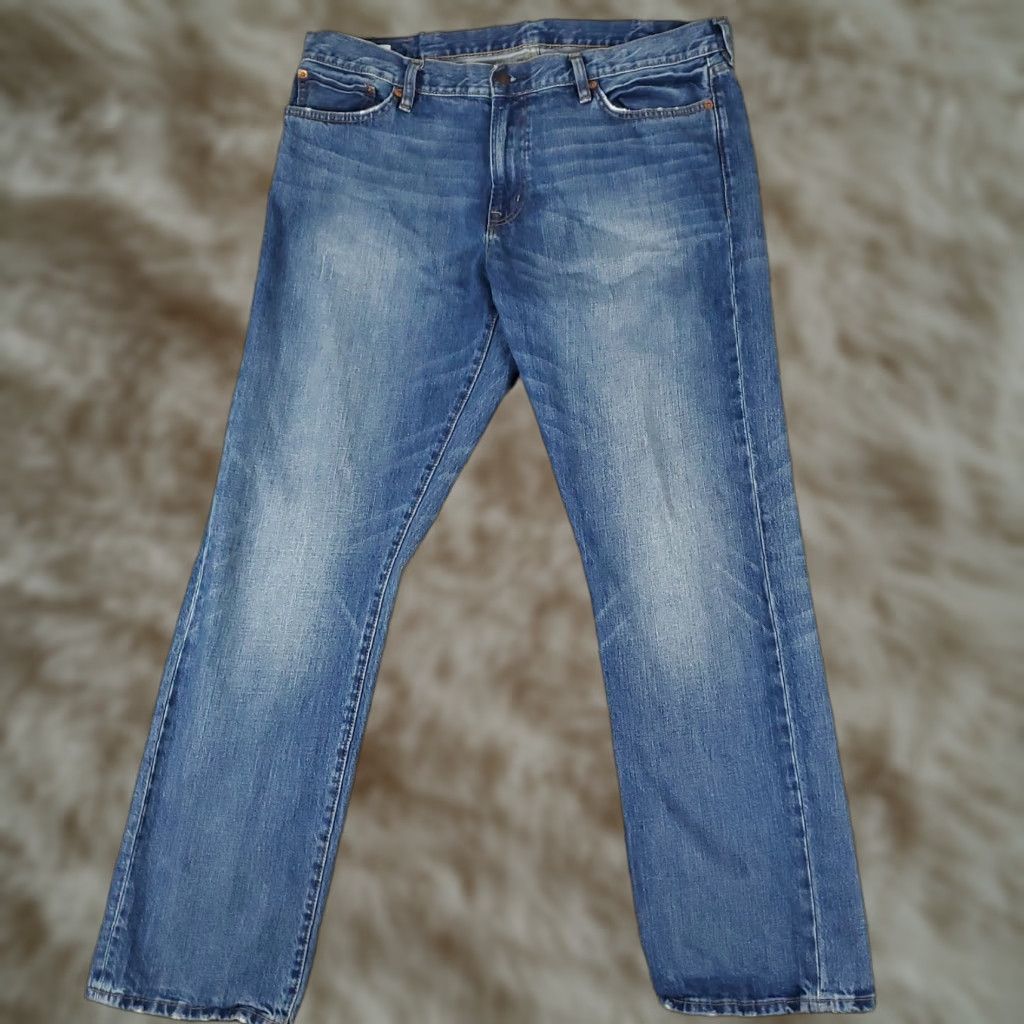 Vintage Denim & Supply Ralph Lauren Jeans Mens 38x32 Blue Straight Leg 5-Pocket Design Regular Waist Blue Denim Pants Jeans Mens #1 Size US 38 / EU 54 - 1 Thumbnail