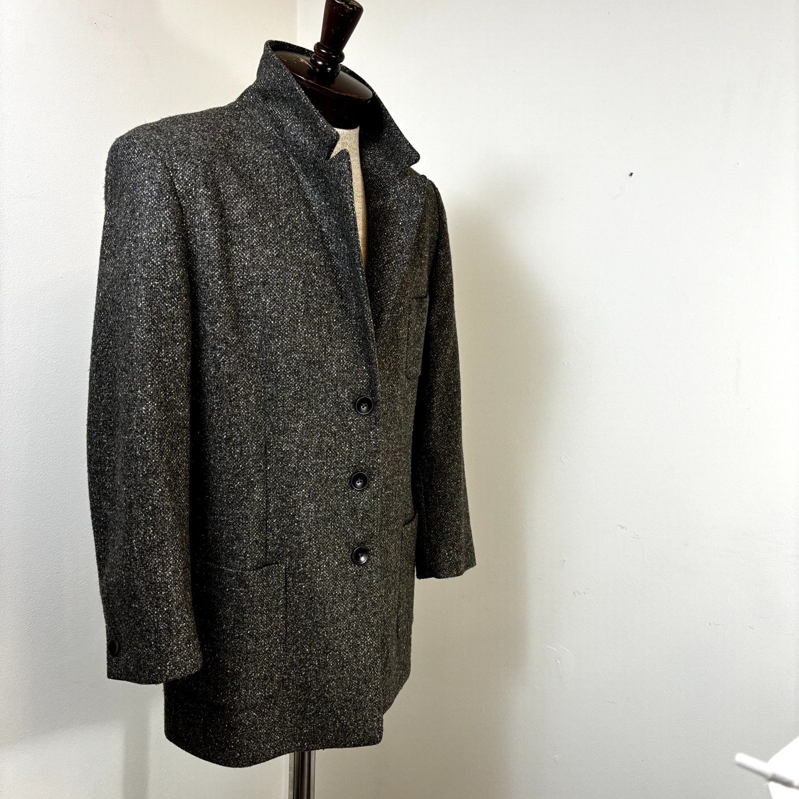Zanella Zanella Kara Size 14 Women's Blazer Gray Wool Blend Coat Jac Size XL / US 12-14 / IT 48-50 - 8 Thumbnail