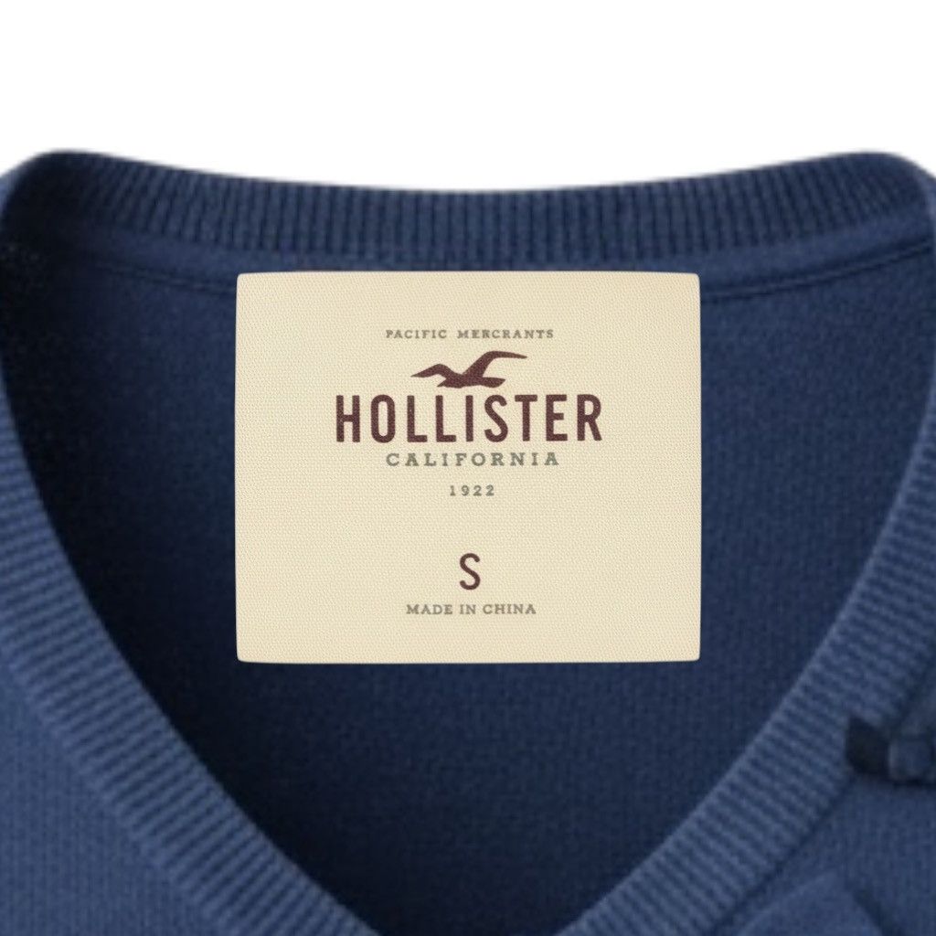 Hollister Hollister Sweater Womens Small Navy Blue V Neck Cardigan Size S / US 4 / IT 40 - 3 Thumbnail
