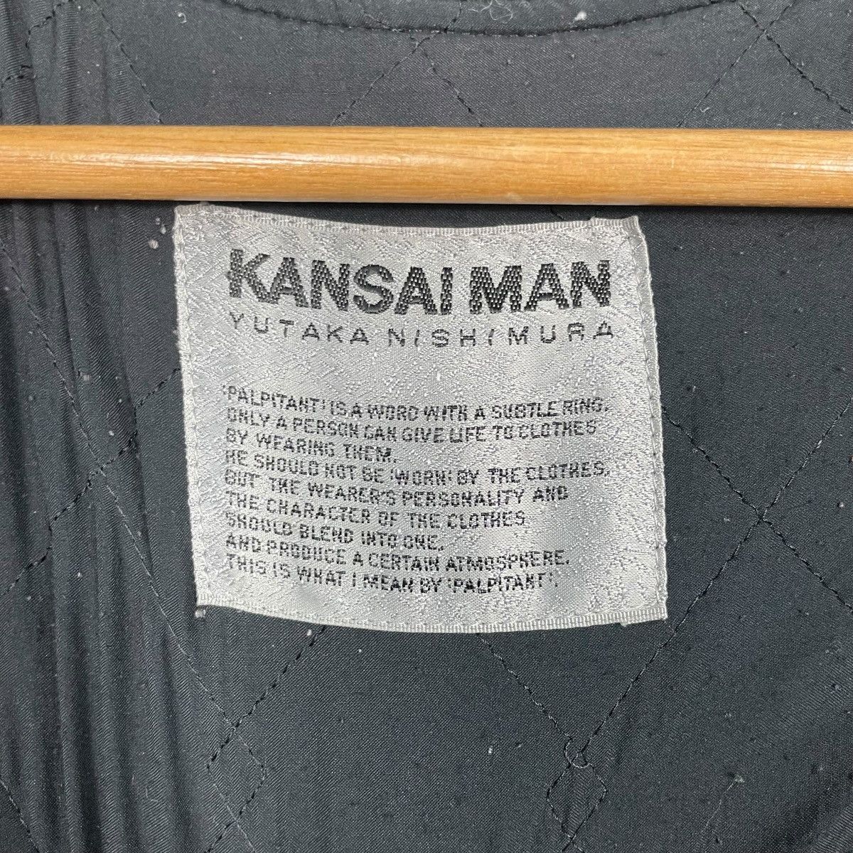 Kansai Yamamoto Vtg Kansai Man Yutaka Nishimura Leather Varsity Jacket Size US M / EU 48-50 / 2 - 15 Thumbnail