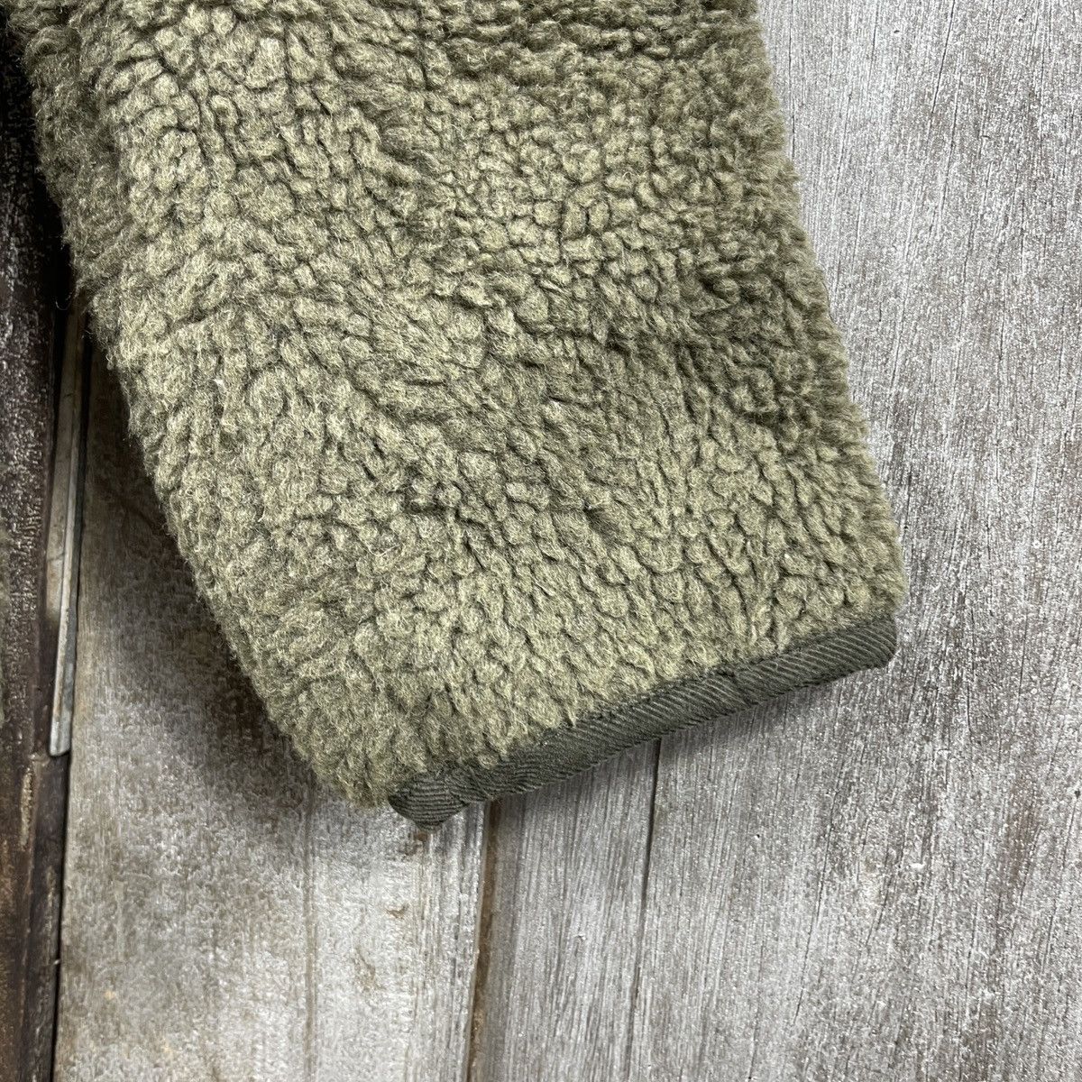 Japanese Brand × Vintage Vintage Natural Military Fleece Sherpa Jacket Size US M / EU 48-50 / 2 - 5 Thumbnail