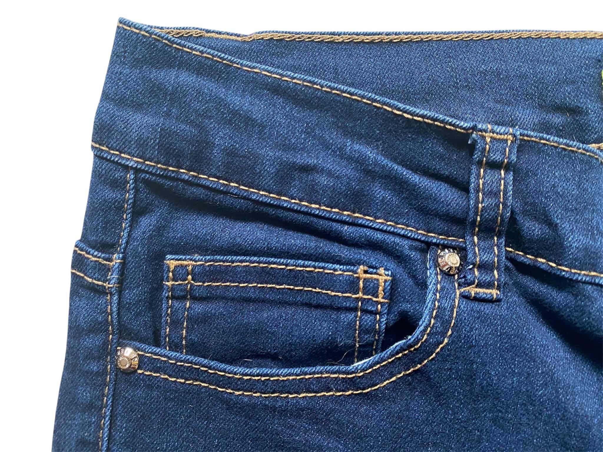 Versace Jeans Couture Versace Jeans Couture Shiny Squin Rocks Denim Panther Size 29" - 6 Thumbnail