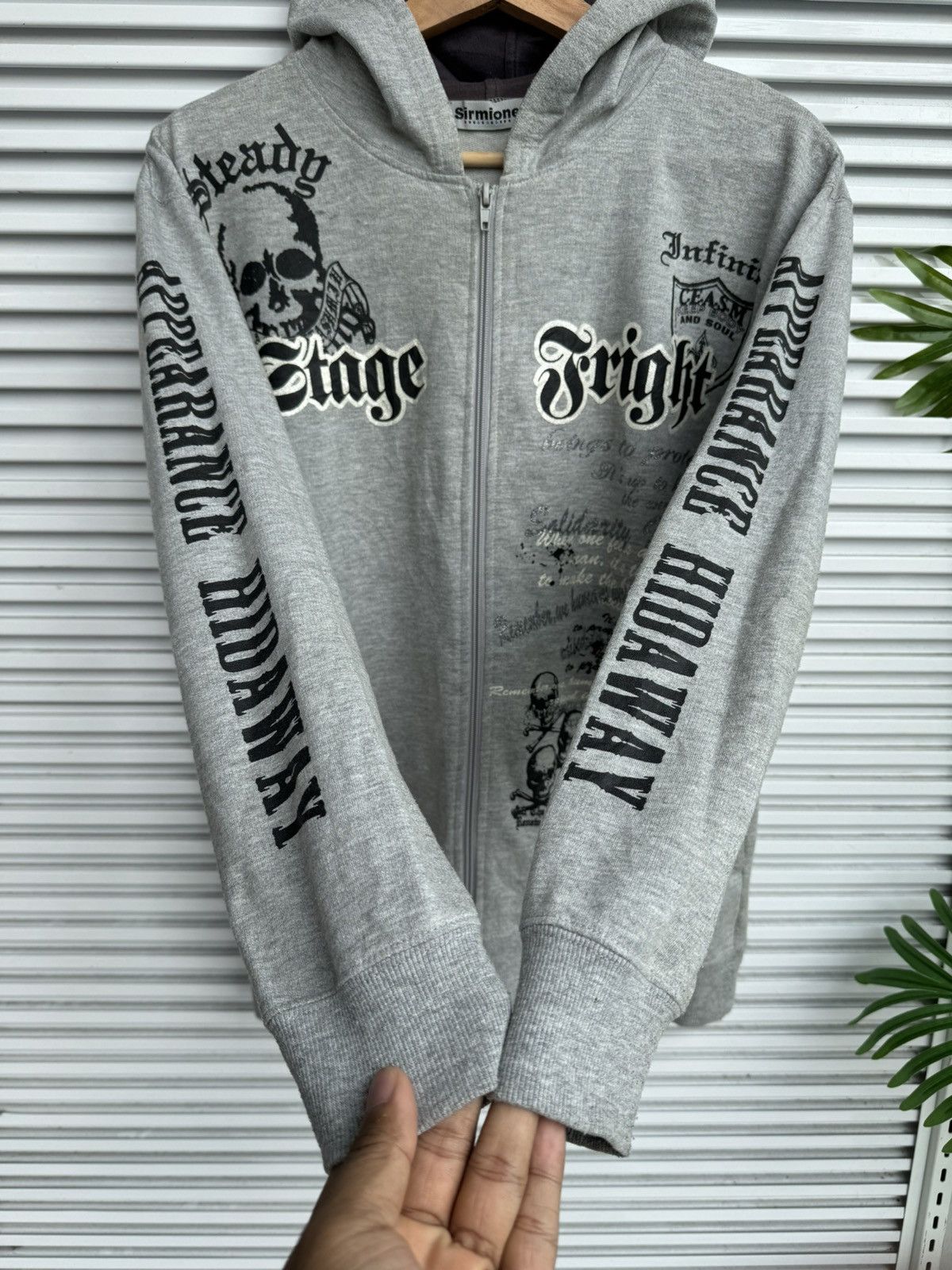 Japanese Brand Vintage Sirmione Skulls Hoodies / Travis Goa Scott Size US S / EU 44-46 / 1 - 5 Thumbnail