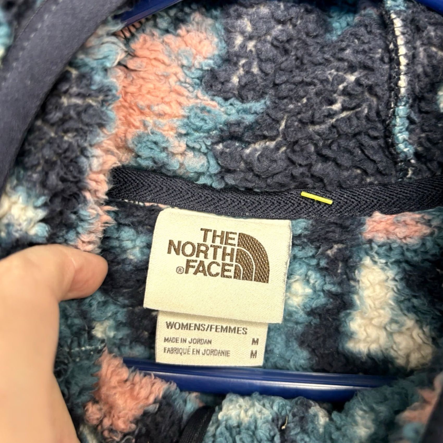 The North Face The North Face Campshire Aztec Fleece Hooded Anorak Jacket Womens M Blue Size M / US 6-8 / IT 42-44 - 7 Thumbnail