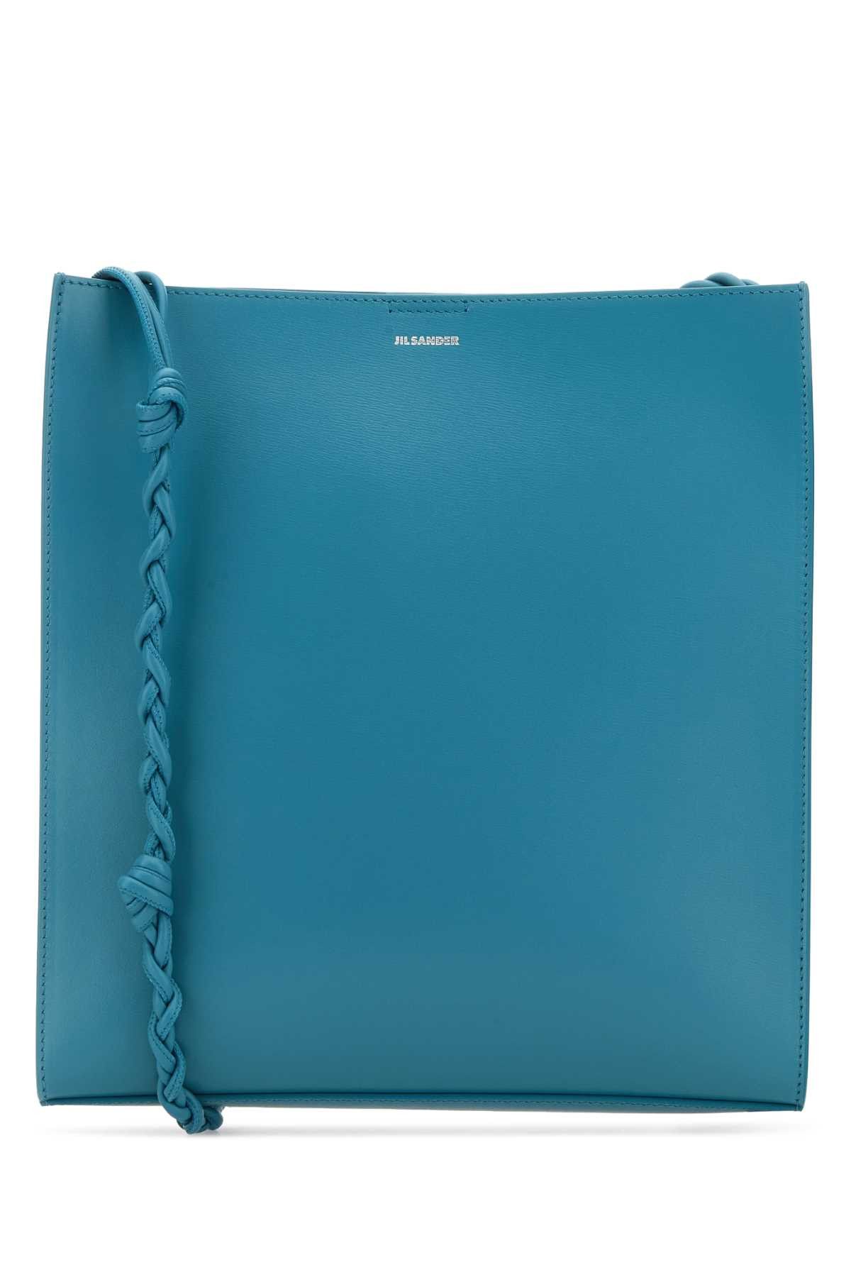 Jil Sander Turquoise Leather Medium Tangle Crossbody Bag Size ONE SIZE - 1 Thumbnail