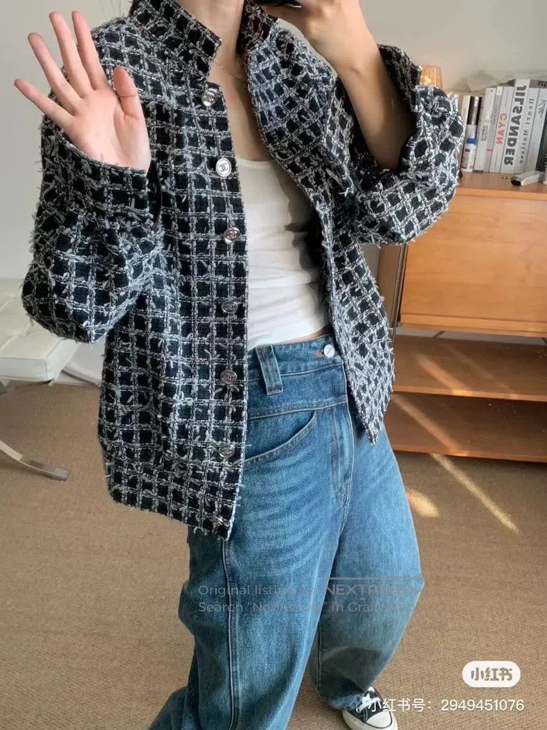 Chanel Chanel 23A tweed knitted coat Size XXS / US 00 / IT 34 - 9 Thumbnail