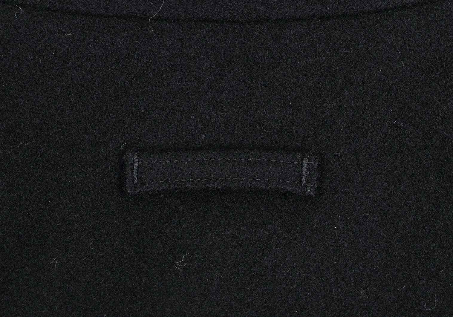 Jean Paul Gaultier Melton Wool Metal Logo Button Long Coat in Black 48 Size US M / EU 48-50 / 2 - 14 Thumbnail