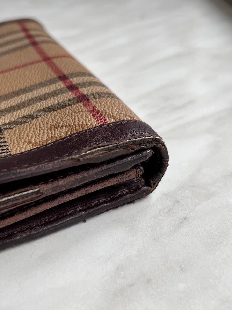 Burberry × Vintage VINTAGE BURBERRY NOVA CHECK LONG WALLET MADE IN ITALY Size ONE SIZE - 3 Thumbnail