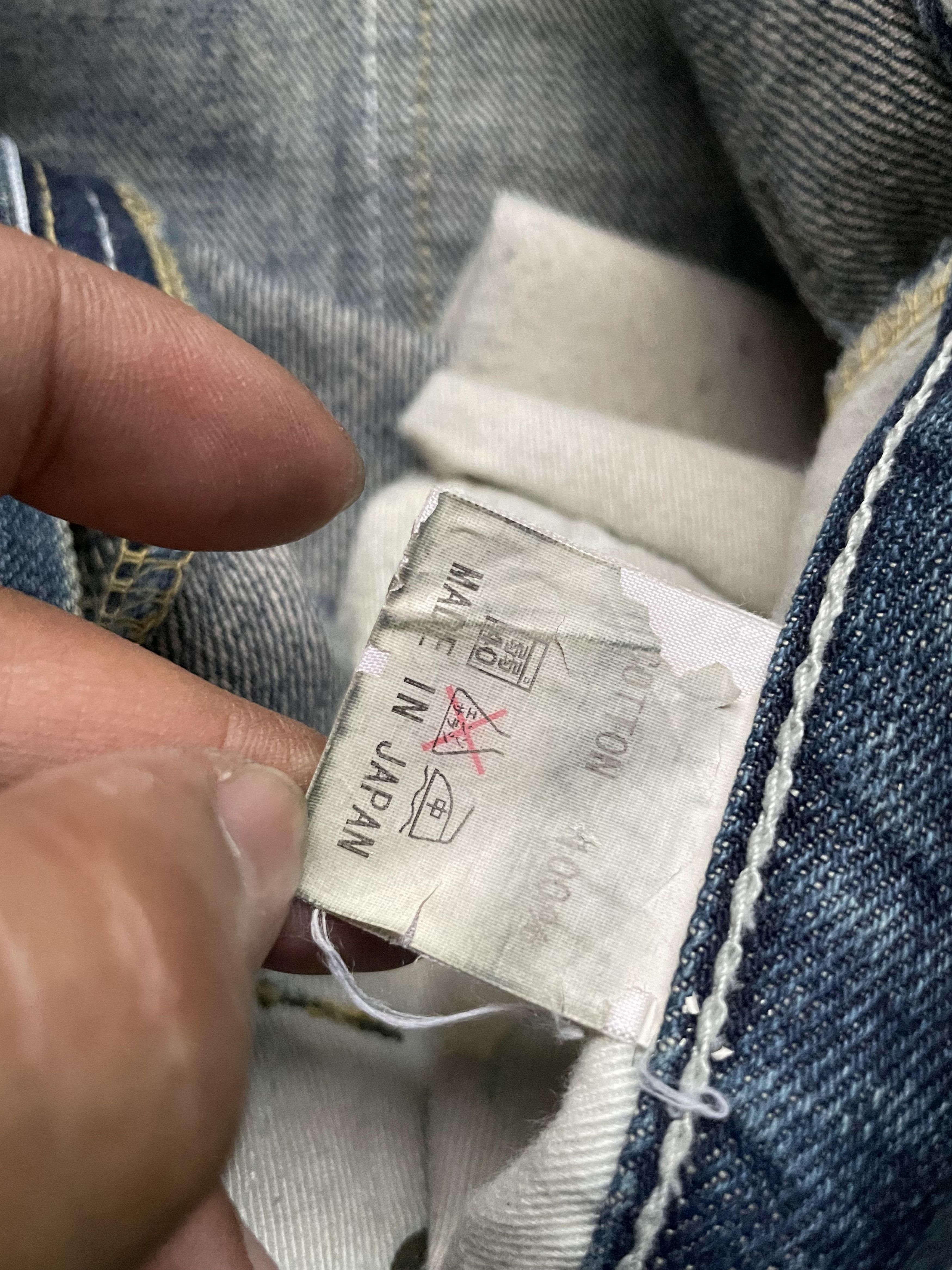 Japanese Brand Vintage Subciety Selvedge Distresed Denim Size US 34 / EU 50 - 9 Thumbnail