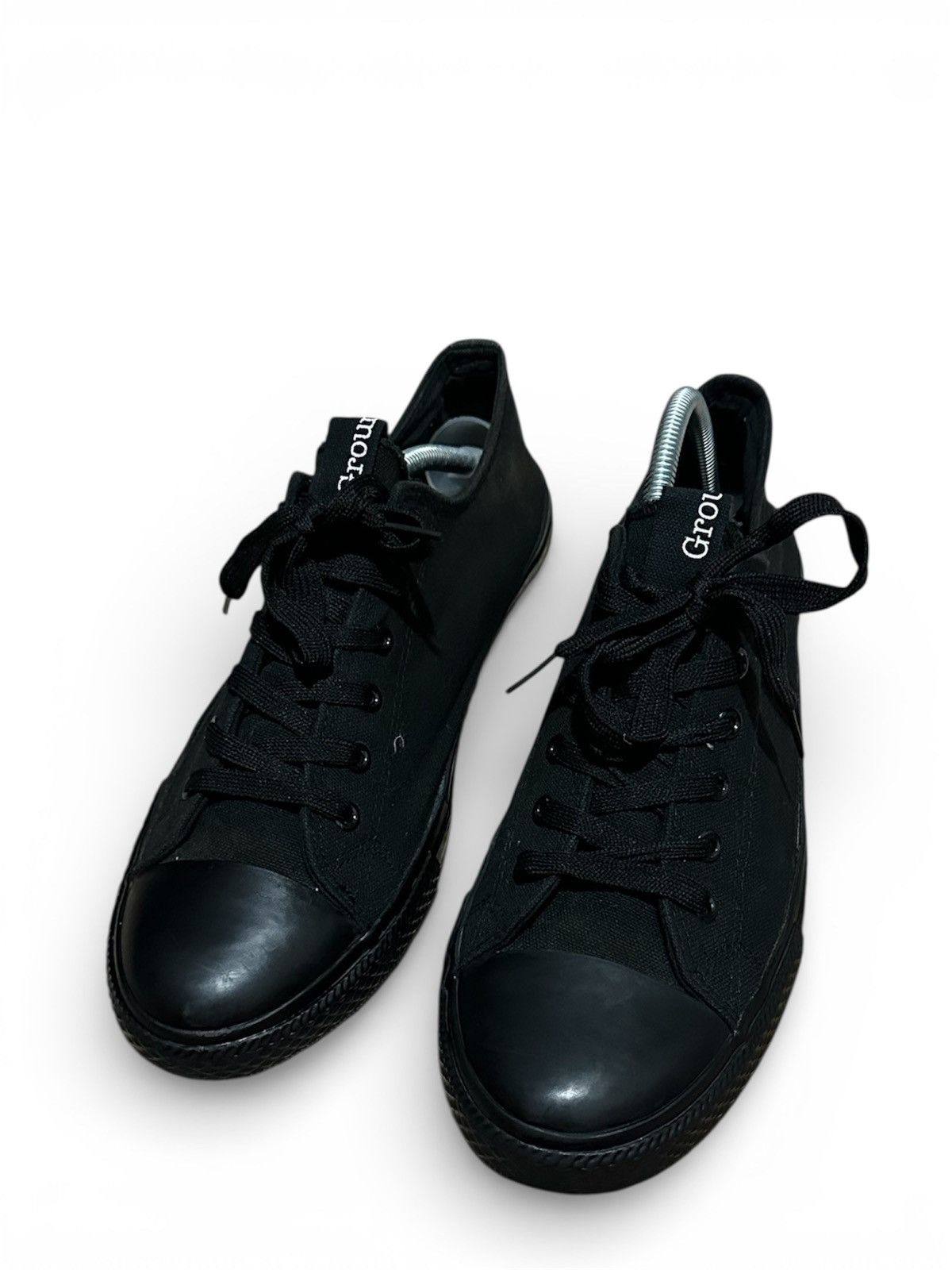 Ground Y SS21 Ground Y Yohji Yamamoto Low Top Black Sneakers Size US 10 / EU 43 - 2 Thumbnail