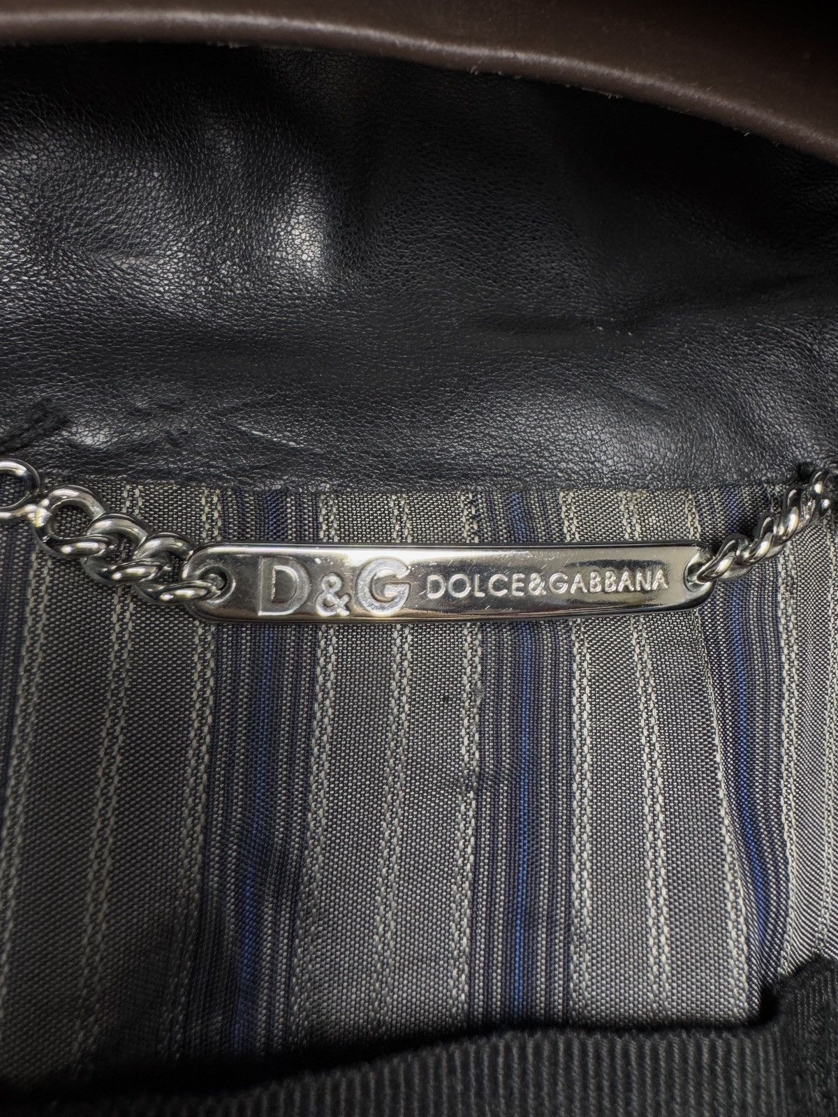 Dolce & Gabbana 2000s Dolce & Gabbana Multipocket Black Leather Jacket Size US L / EU 52-54 / 3 - 9 Thumbnail