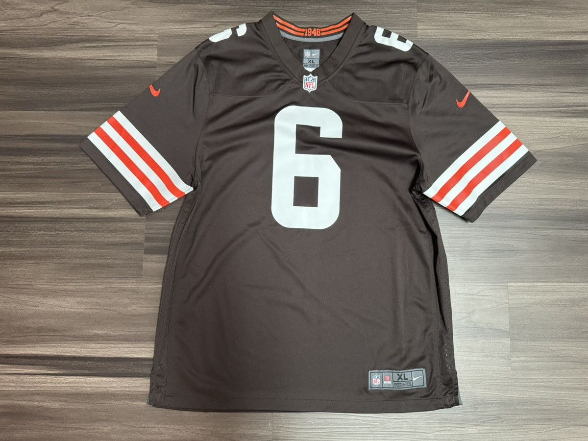 Nike Cleveland Browns Baker Mayfield #6 NFL On Field Game Jersey Size US XL / EU 56 / 4 - 1 Thumbnail