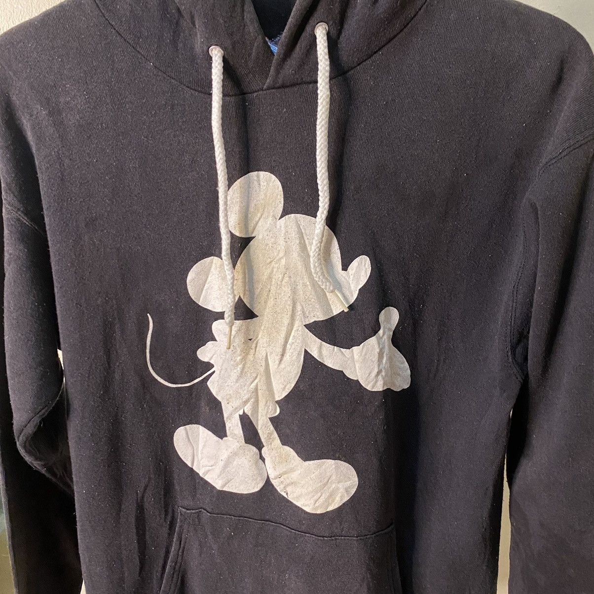 Mickey Mouse × Vintage 1990s Disney Mickey Mouse Double Sided Pullover Hoodie Size US M / EU 48-50 / 2 - 2 Thumbnail