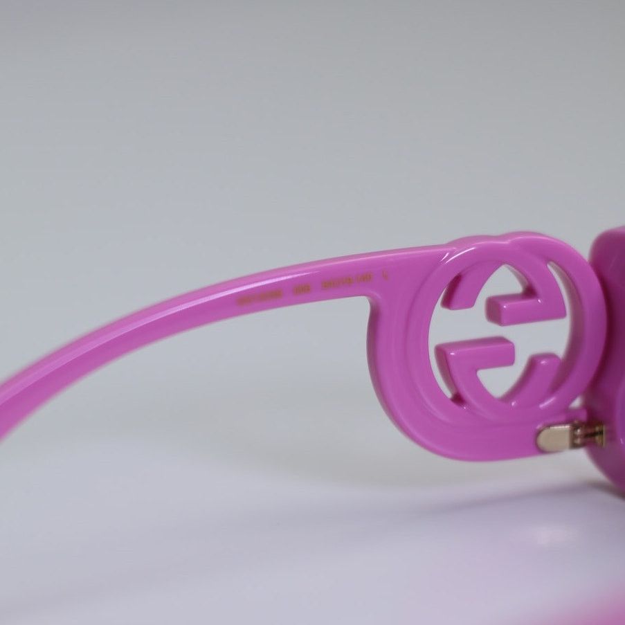 Gucci NEW Gucci Sunglasses GG1325S 006 Pink Grey Unisex Authentic Size ONE SIZE - 5 Thumbnail