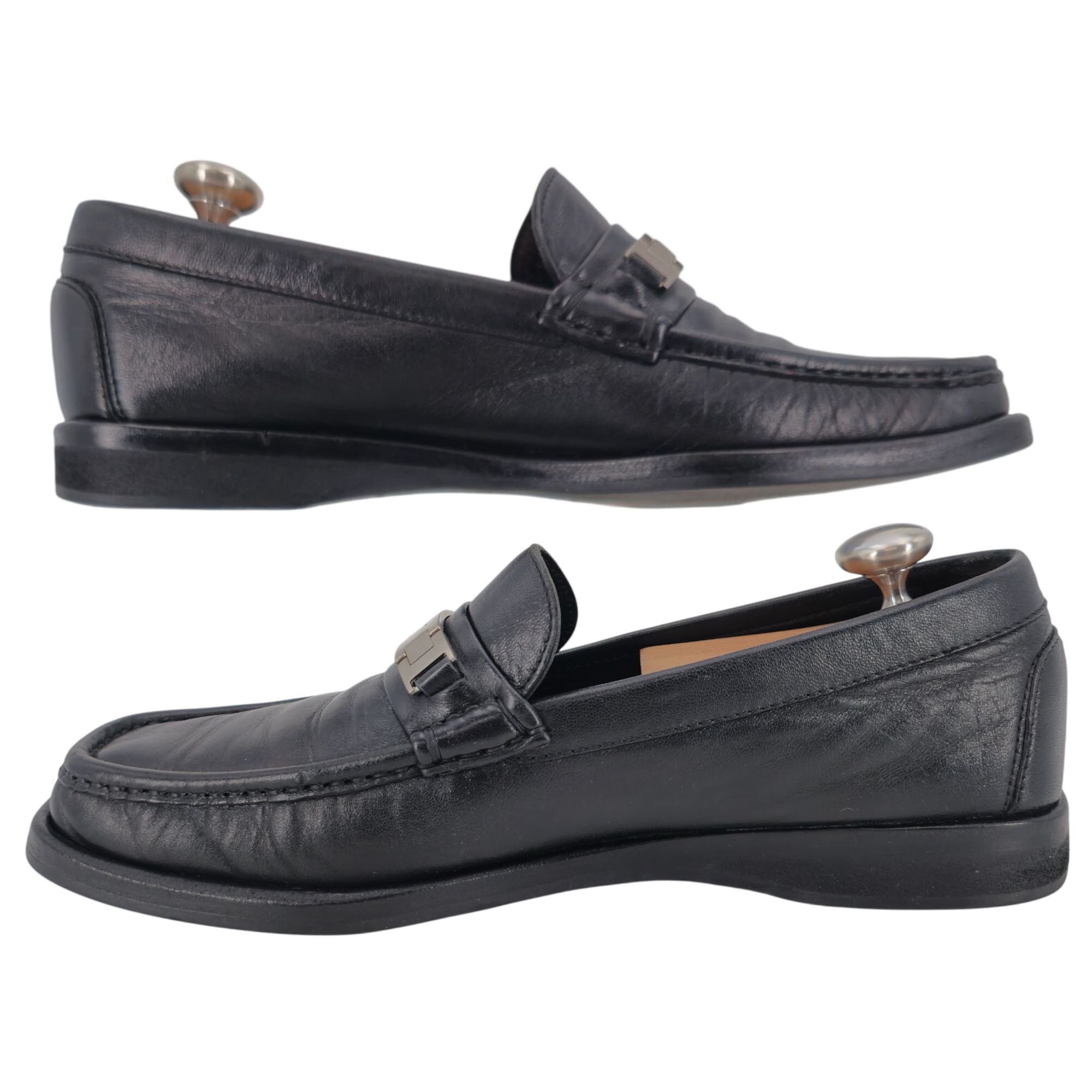 Salvatore Ferragamo Salvatore Ferragamo Italy Men's 8.5 Black Leather Dress Shoe Size US 8.5 / EU 41-42 - 9 Thumbnail