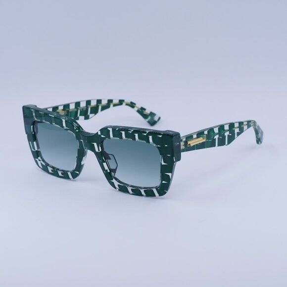 Bottega Veneta Bottega Veneta BV1321S 003 Sunglasses Green  display picture 3