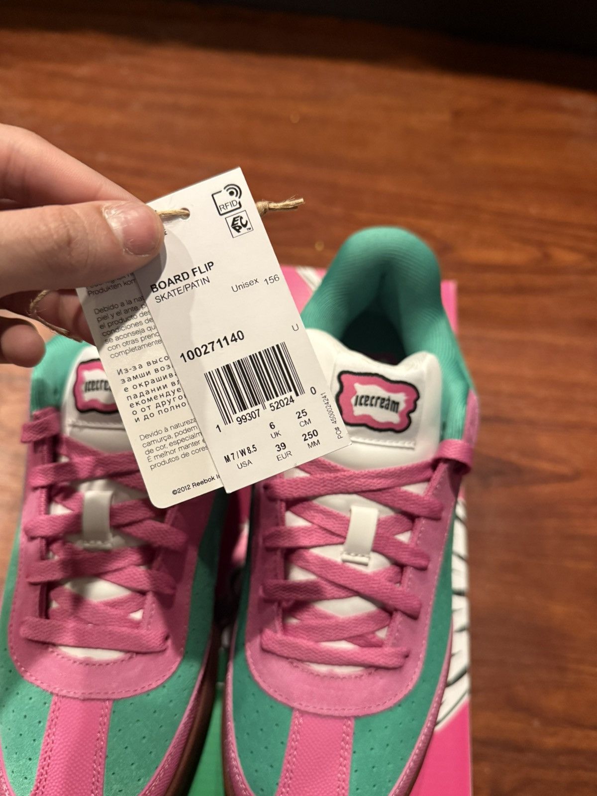 Icecream × Reebok Complex con Watermelon Boardflip Size US 7 / EU 40 - 6 Thumbnail