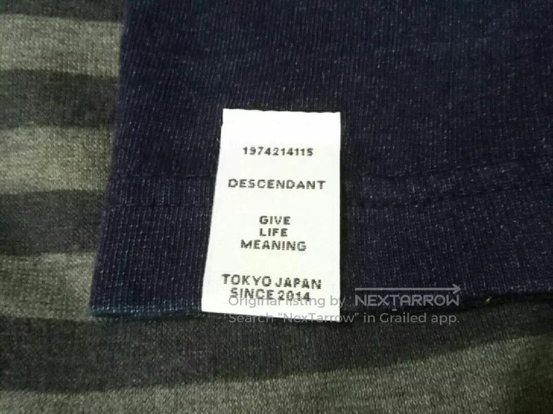 Descendant Descendant DCDT 17SS Indigo Dyed Tee. Size US S / EU 44-46 / 1 - 5 Thumbnail