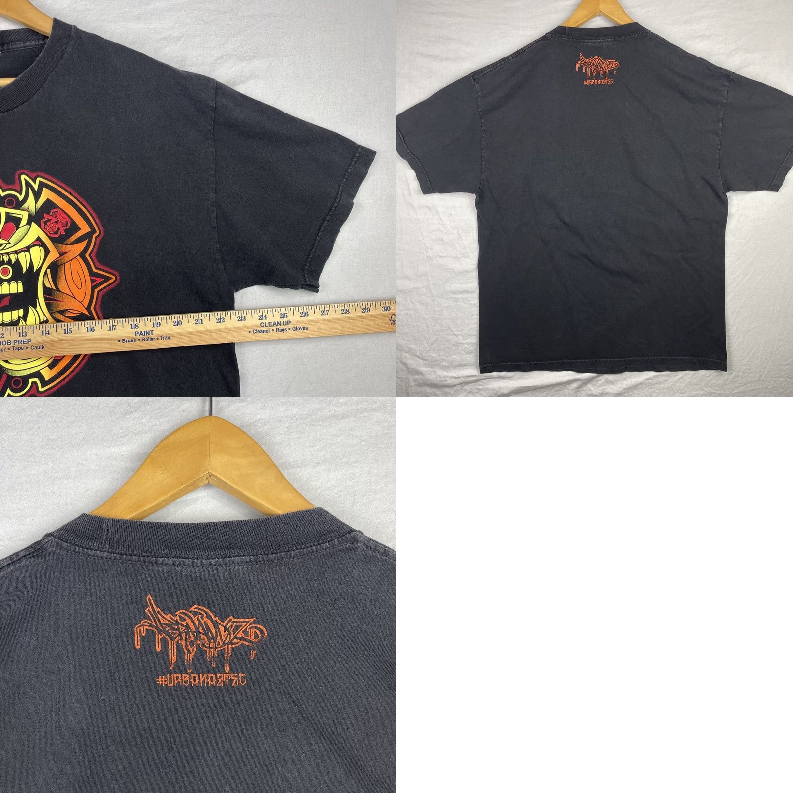 Vintage Jesse Hernandez Shirt Mens XL Black Urban Aztec Art Artist Graffiti Size US XL / EU 56 / 4 - 8 Thumbnail