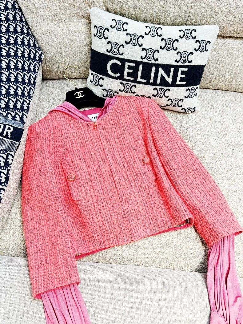 Chanel Chanel 16K autumn and winter show orange tweed stitching h Size XS / US 0-2 / IT 36-38 - 2 Thumbnail