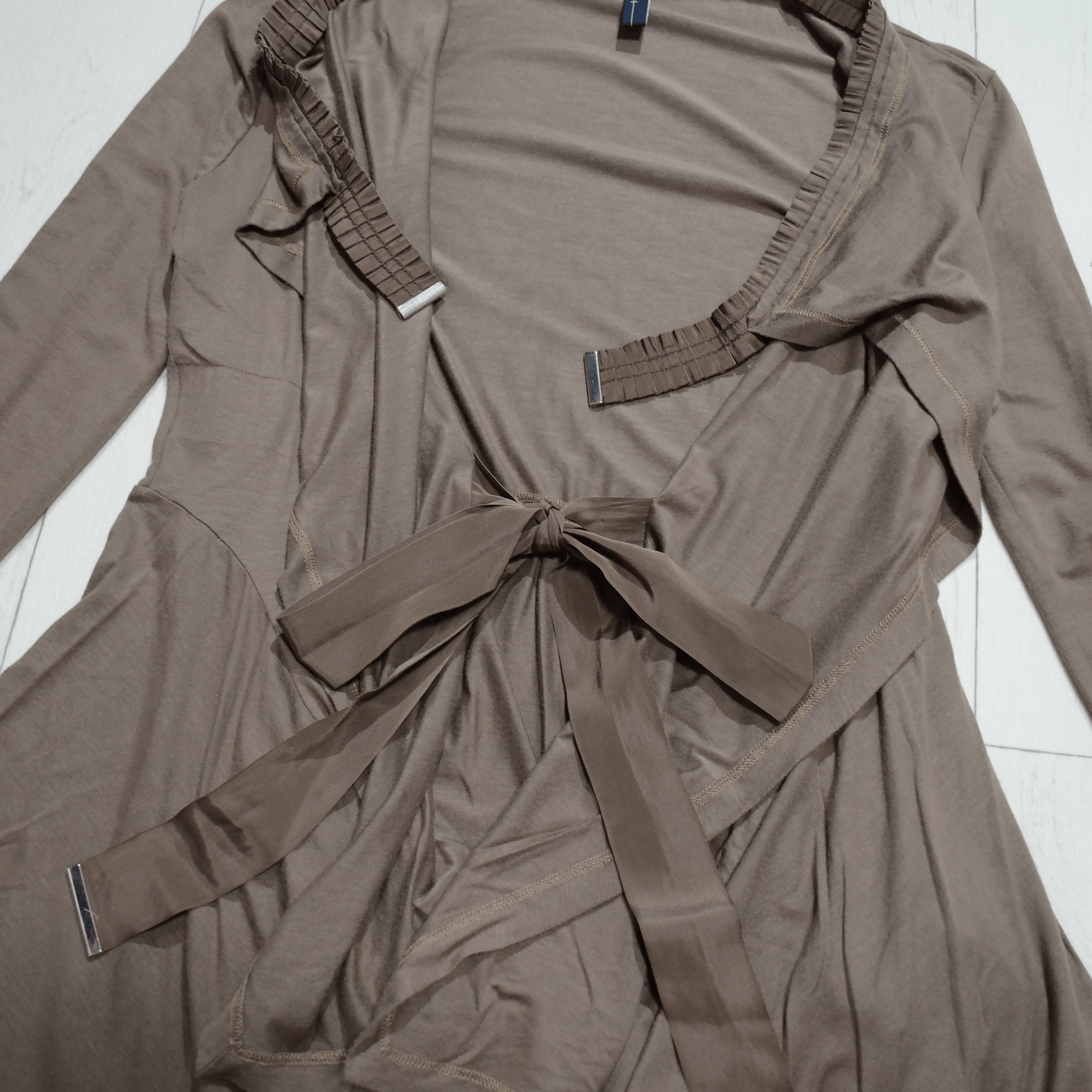 Japanese Brand HIGH USE Open Front Cardigan Sweater S Small Y2K Avant Garde Size S / US 4 / IT 40 - 4 Thumbnail