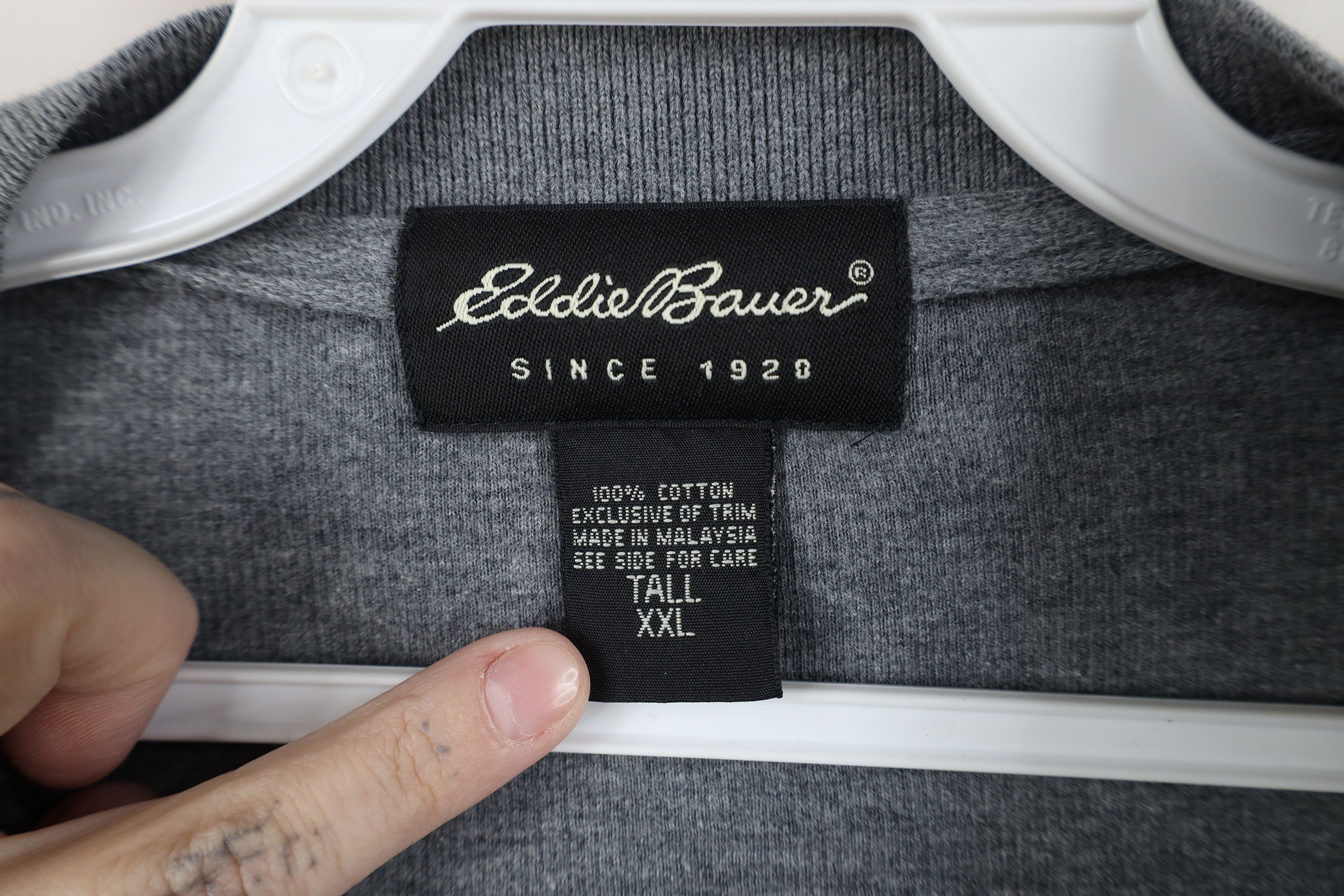 Eddie Bauer Vintage Eddie Bauer Heavy Ribbed Knit Long Sleeve T-Shirt Size US XXL / EU 58 / 5 - 7 Thumbnail
