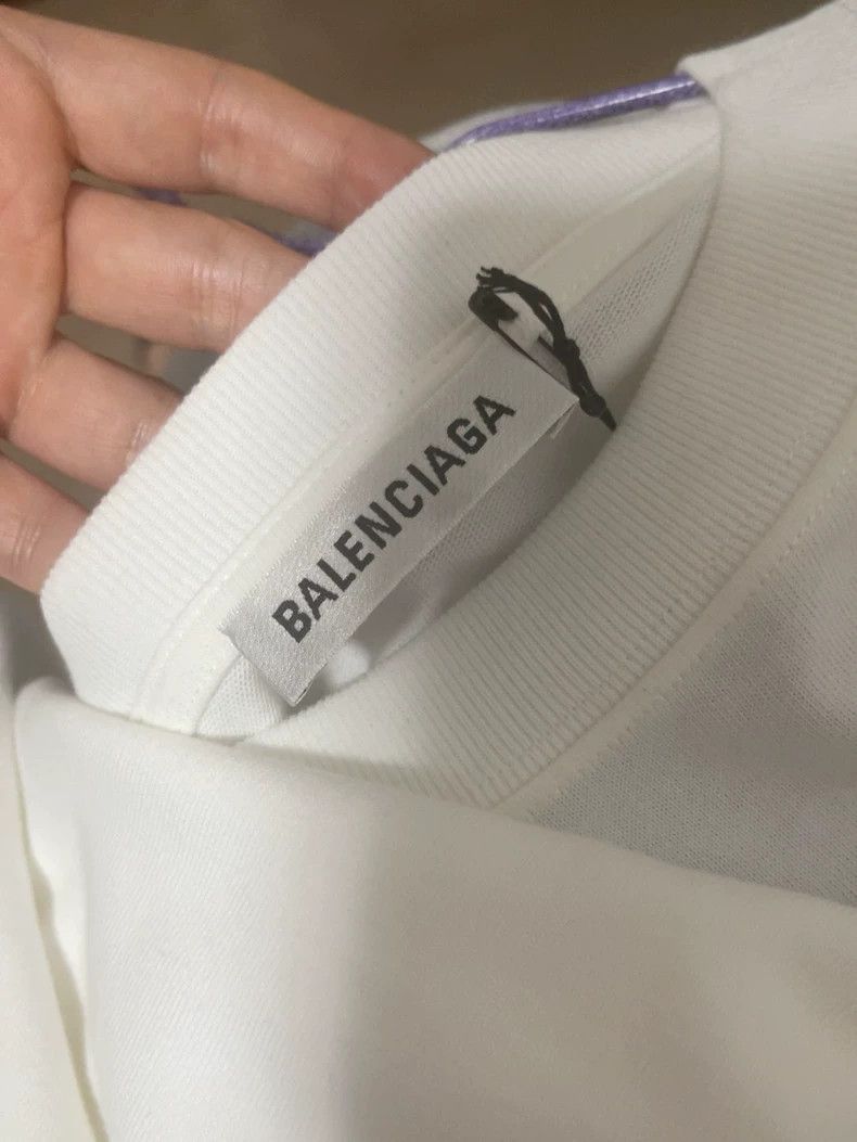 Balenciaga Balenciaga New oversized white T Size US XS / EU 42 / 0 - 4 Thumbnail