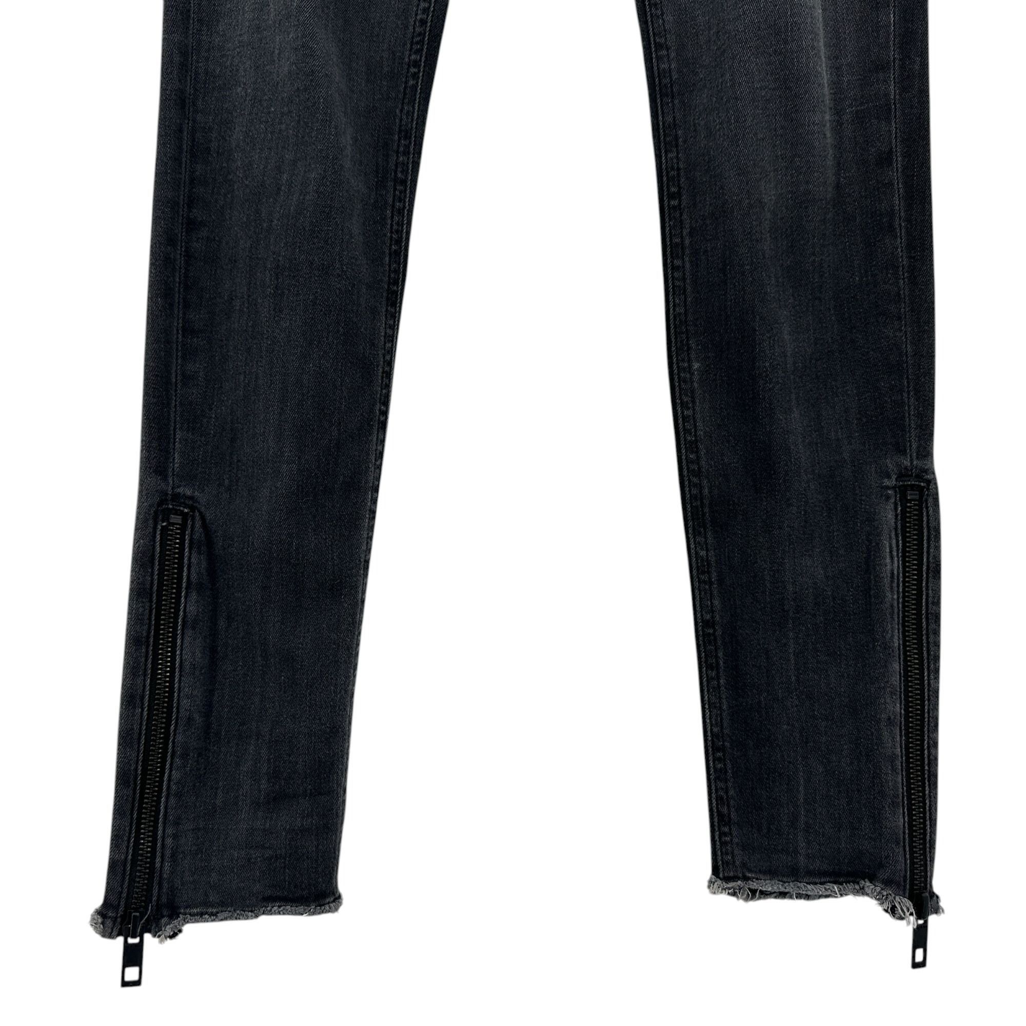 Rag & Bone Rag & Bone Womens 27 Jeans Moto Alcove Skinny Zipper Ankles Size 27" / US 4 / IT 40 - 3 Thumbnail