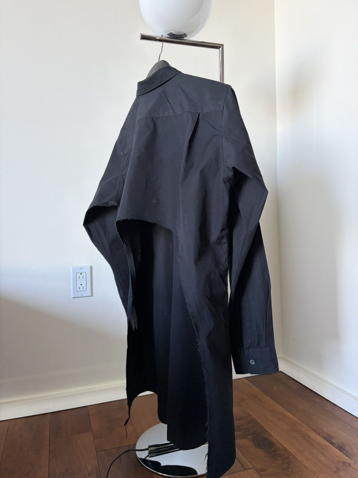 Comme des Garcons Black CDG BLACK Long Sleeve Cropped Back Size US L / EU 52-54 / 3 - 3 Thumbnail