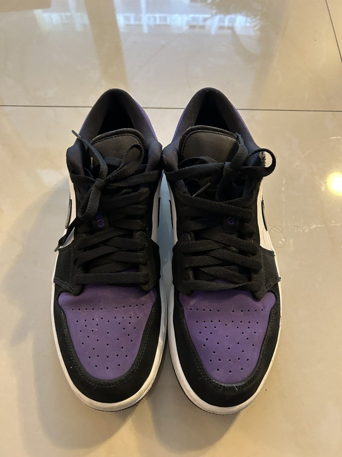 Jordan Brand Jordan 1 Court Purple lows Size US 9 / EU 42 - 3 Thumbnail